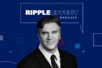 Headshot of Kent Smetters in front of Ripple Effect podcast logo for his episode on the retirement savings gap